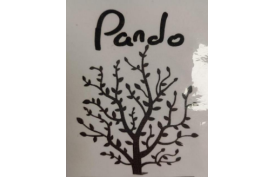 Grande Stèle Blanche – Pando - Acier Thermolaqué