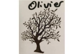 Petite Stèle Noire – Olivier - Acier Thermolaqué