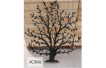 Grande Stèle Noire – Charme - Acier Thermolaqué