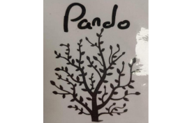 Petite Stèle Noire – Pando - Acier Thermolaqué