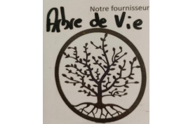 Petite Stèle Noire – Arbre de vie - Acier thermolaqué