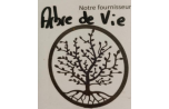 Petite Stèle Noire – Arbre de vie - Acier thermolaqué