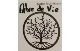 Grande Stèle Blanche – Arbre de vie - Acier Thermolaqué Blanc