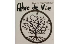 Grande Stèle Noire – Arbre de vie - Acier Thermolaqué
