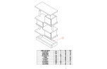 Columbarium Lisianthus 3 cases en Rose Karina