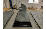Monument GPG 340 en Kuppam Green et Noir Fin avec motif LD15