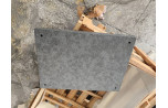 Lot de plaques en Granit Noir Fin avec finition flammée