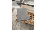 Lot de plaques en Granit Noir Fin avec finition flammée