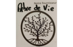 Petite Stèle Blanche– Arbre de vie - Acier thermolaqué