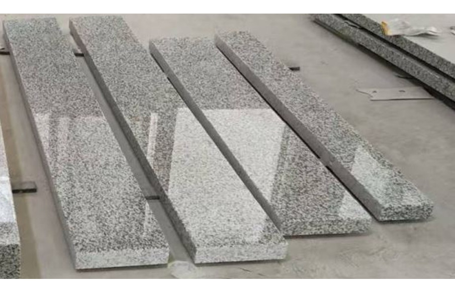 Semelle 140 x 220 x 5 (recette 100x200) - Granit Blanc Cervin